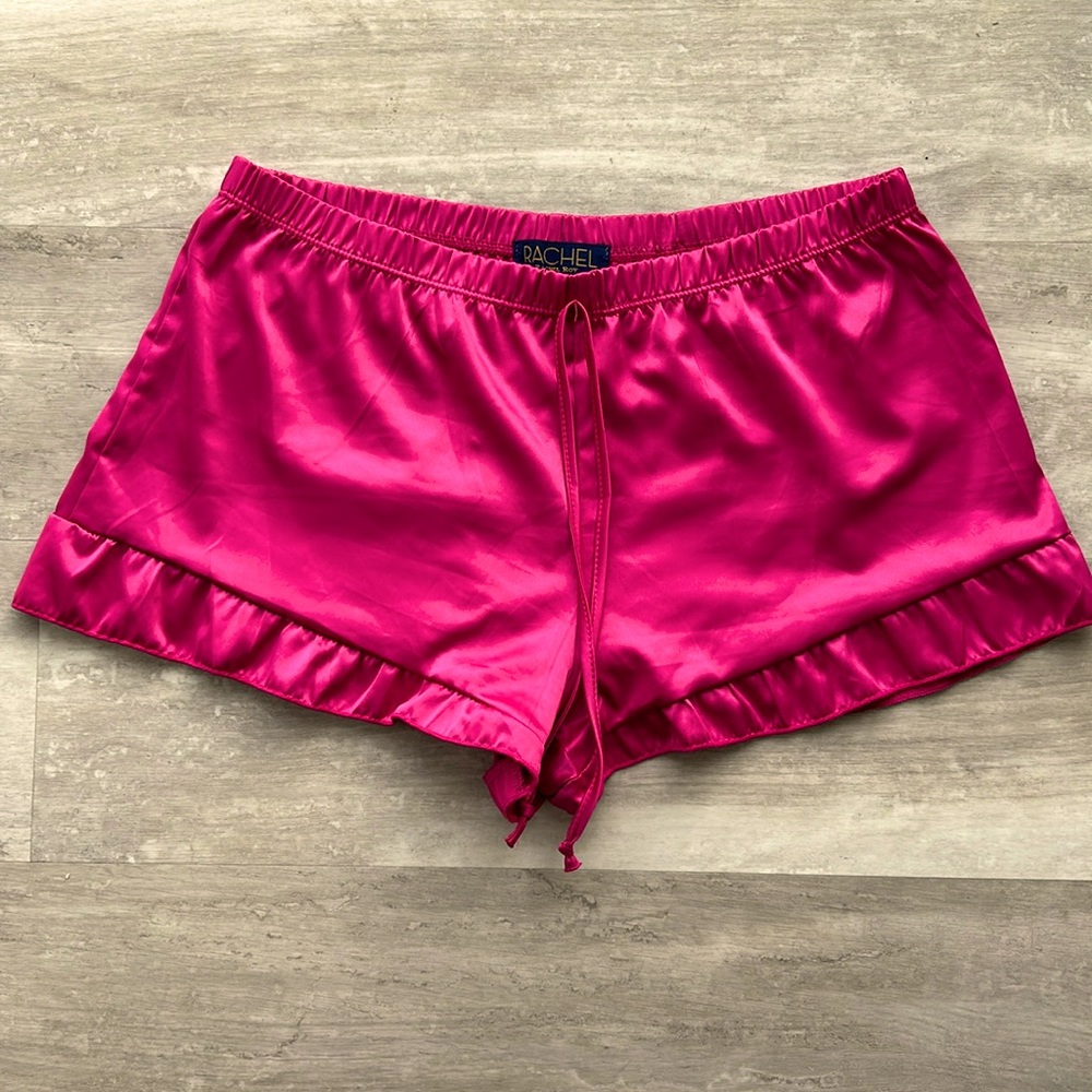 Rachel Roy Silky Ruffled Sleep Shorts